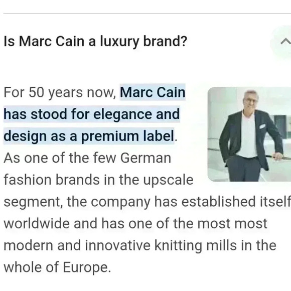 MARC CAIN gold/ black wool and cashmere sweater. Size N2 (US 6) - Picture 12 of 14